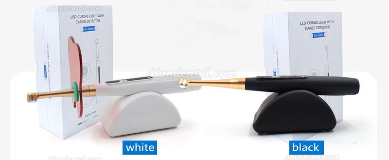 Dental LED Curing Light 6 Modes 1800MW/CM2 with Caries Detector